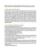 Phân tích khổ 2 bài thơ Đây thôn Vĩ Dạ chọn lọc hay nhất - Ngữ văn 11