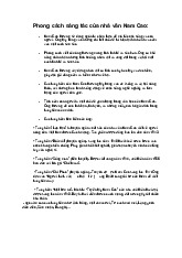 Phong cách sáng tác và các tác phẩm của Nam Cao