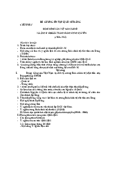 Đề cương ôn tập Lịch sử Đảng | Đại học Khoa học tự nhiên, Đại học quốc gia Hà Nội