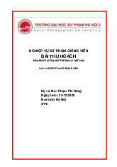 Bài Thu Hoạch Môn Giáo dục đại học thế giới và Việt Nam | Đại học Sư phạm Hà Nội 2