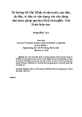 Tư tưởng Hồ Chí Minh về Nhà Nước Dân Chủ và Pháp Quyền Xã Hội | Môn Tư tưởng Hồ Chí Minh - Đại học Khoa học và Công nghệ Hà Nội