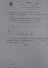 Đề thi cuối kỳ học phần Lịch sử nhà nước và pháp luật năm 2024 - 2025 | Đại học Luật Thành phố Hồ Chí Minh