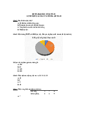 Câu hỏi tham khảo phần 2 môn xác suất thống kê| Đại học Kinh tế Quốc Dân