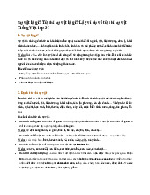 Sự vật là gì? Từ chỉ sự vật là gì? Lấy ví dụ về từ chỉ sự vật Tiếng Việt lớp 3?