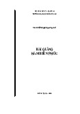 Bài giảng Hàm biến phức | Trường Đại học Đồng Tháp