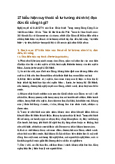 27 biểu hiện suy thoái về tư tưởng chính trị đạo đức lối sống là gì?