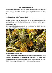 Dứa có gai Miền Tây gọi là gì? Dứa không gai Miền Tây gọi là gì?