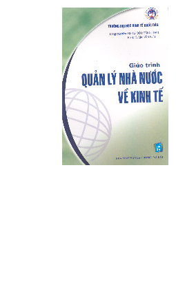 Giáo trình môn Quản lý nhà nước về kinh tế | Đại học Kinh tế Quốc Dân