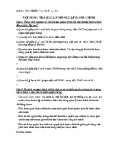 Đề cương môn Luật hành chính - Trường Đại học lao động -  xã hội.