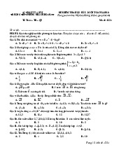 Đề cuối kỳ 1 Toán 10 năm 2025 – 2026 trường THPT Phùng Khắc Khoan – Hà Nội