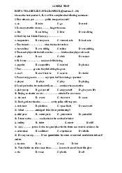 Sample Test Life - English Practice | Trường Đại học Vinh