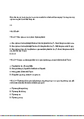 Tài liệu ôn tập thị trường tiền tệ và trái phiếu | Tài chính quốc tế | Trường Học Viện nông nghiệp Việt Nam