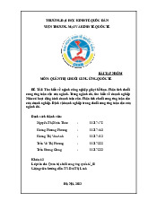 Phân Tích Chuỗi Cung Ứng Nike | Môn Quản trị chuỗi cung ứng quốc tế - Đại học Kinh Tế Quốc Dân