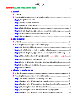 Phân dạng và bài tập Toán 10: Hàm số, đồ thị và ứng dụng – Diệp Tuân