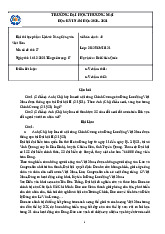 Bài Thi Học Phần: Lịch Sử Đảng Cộng Sản VN | Đại học Thương Mại
