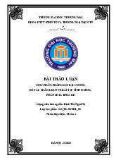 Bài tập tình huống phân chia thừa kế | Bài thảo luận pháp luật đại cương