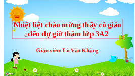 Giáo án điện tử Hoạt động trải nghiệm 3 Cánh diều: Ứng xử với đồ vật cũ
