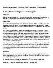 Tả cảnh trường em vào buổi sáng sớm chọn lọc hay nhất | Tiếng Việt 5