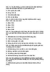 Ngân hàng trắc nghiệm có đáp án ôn tập cuối kỳ môn Triết học Mác-Lênin
