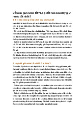 Đất nào giữ nước tốt? Loại đất nào sau đây giữ nước tốt nhất?