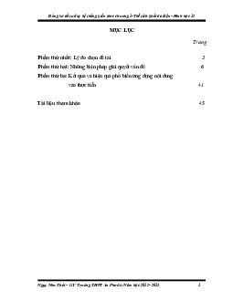 Giải bài toán khối đa diện bằng sơ đồ tư duy – Ngụy Như Thái Toán 12