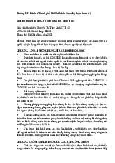 Tóm tắt bài thu hoạch môn chủ nghĩa xã hội khoa hoc –Trường Đại học kinh tế thành phố Hồ Chí Minh