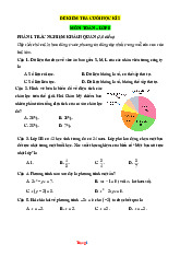Đề Kiểm Tra Học Kỳ 2 Toán 8 Cánh Diều Có Lời Giải Chi Tiết