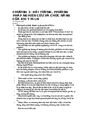 Lý thuyết Chương 1 - 2 môn Kinh tế chính trị | Đại Học Hà Nội