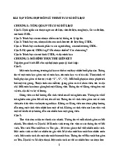 Bài tập CSDL - An toàn cơ sở dữ liệu - Học Viện Kỹ Thuật Mật Mã