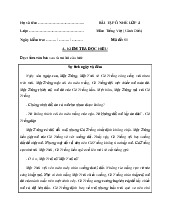 Bài tập ôn hè lớp 4 lên 5 môn Tiếng Việt sách Cánh Diều - Số 1