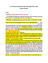 Phân tích mối quan hệ biện chứng giữa vật và ý thức | Môn Triết học Mác - Lênin - Đại học Sư phạm Thành phố Hồ Chí Minh