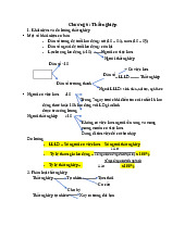 Chương 6-9 Tóm tắt lý thuyết về thất nghiệp và kinh tế vĩ mô | Môn Kinh tế vĩ mô - Đại học Kinh Tế Quốc Dân
