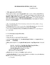 Đề cương môn học Tư tưởng Hồ Chí Minh | Đại học Mở Thành phố Hồ Chí Minh