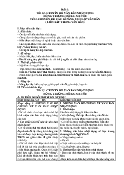 Giáo án dạy thêm Ngữ văn 7 cả năm rất hay