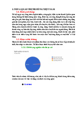 TỔNG QUAN THỊ TRƯỜNG VIỆT NAM | Trường Đại học Kinh Tế - Luật