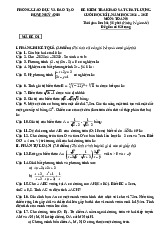 Đề cuối học kì 1 Toán 9 năm 2024 – 2025 phòng GD&ĐT Kỳ Anh – Hà Tĩnh