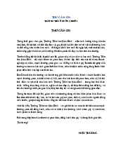 Thư cảm ơn Trường tiểu học Hòa Bình 1