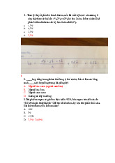 Đề trắc nghiệm có đáp án - Môn Thị trường và các định chế tài chính - Đại Học Kinh Tế - Đại học Đà Nẵng