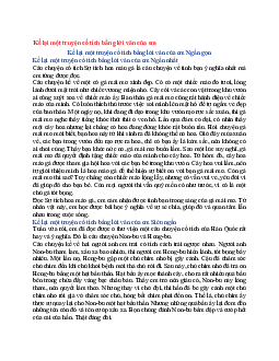 Văn mẫu lớp 6 Chân trời sáng tạo bài Kể lại một truyện cổ tích bằng lời văn của em
