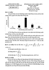 Đề khảo sát chất lượng Toán 9 năm 2024 – 2025 phòng GD&ĐT Ba Đình – Hà Nội