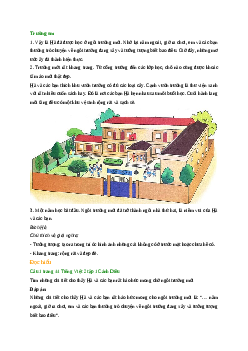 Giải SGK môn Tiếng việt 2 - Bài 5: Trường em (4)| Cánh Diều