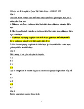 Câu hỏi Trắc nghiệm Quản Trị Chiến Lược - 303 Câu Cùng Đáp Án