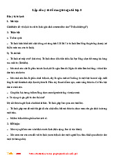 Lập dàn ý tả đồ dung trong nhà lớp 5 - Văn học