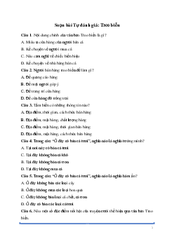 Soạn bài: Tự đánh giá: Treo biển Ngữ Văn 8 | Cánh diều