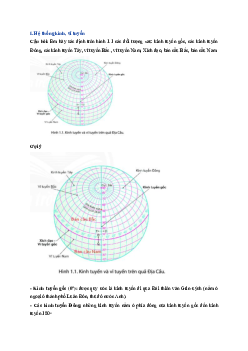 Giải SGK môn Địa lí 6 bài 1 Hệ thống kinh, vĩ tuyến và tọa độ địa lí | Chân trời sáng tạo