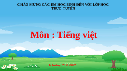 Giáo án điện tử Tiếng việt 1 bài 1 Chân trời sáng tạo : anh ênh inh