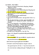 Trắc nghiệm môn học - Hà Nội học | Trường Đại học Hà Nội