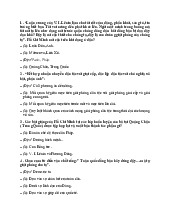 Tóm Tắt Kiến Thức Cơ Bản và 50 Câu Hỏi Quan Trọng môn Tư tưởng Hồ Chí Minh | Trường đại học Mở Hà Nội