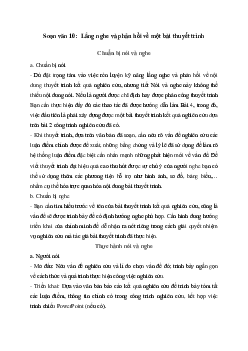 Soạn bài Lắng nghe và phản hồi về một bài thuyết trình kết quả nghiên cứu - Kết nối tri thức Ngữ văn lớp 10