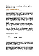 Khi thuỷ phân chất béo trong môi trường kiềm thì? Hoá học 12
